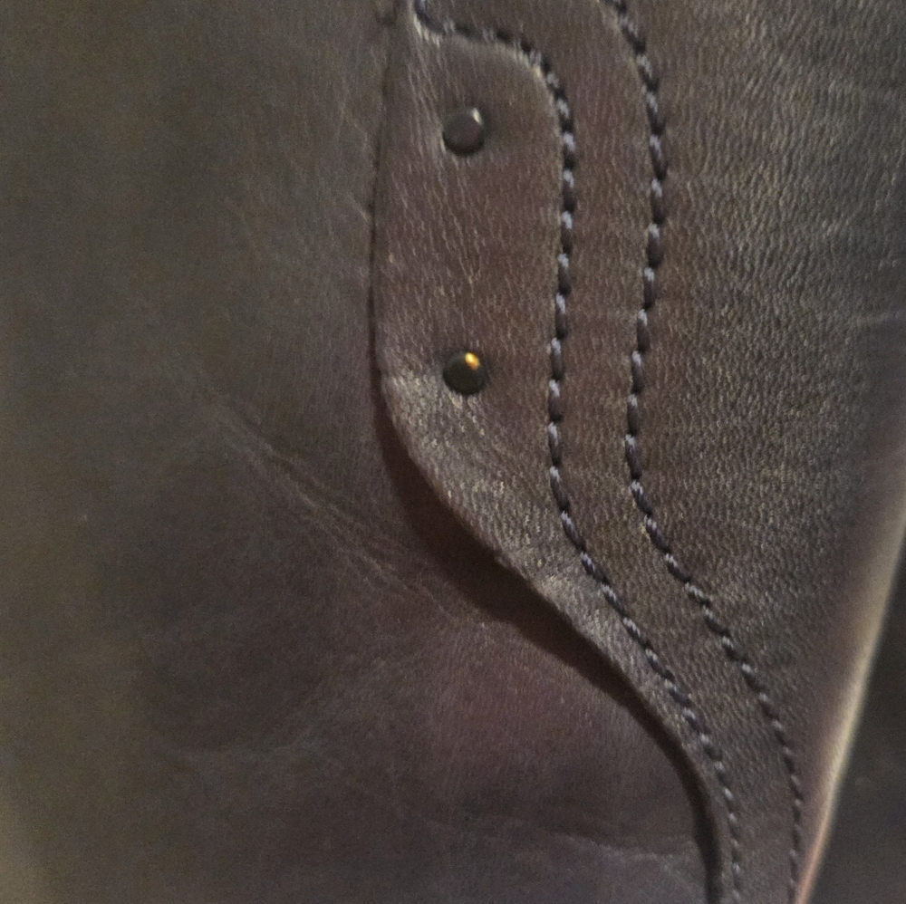 Franco Sarto Kelsi Boots Navy Size 9. - Picture 10 of 14